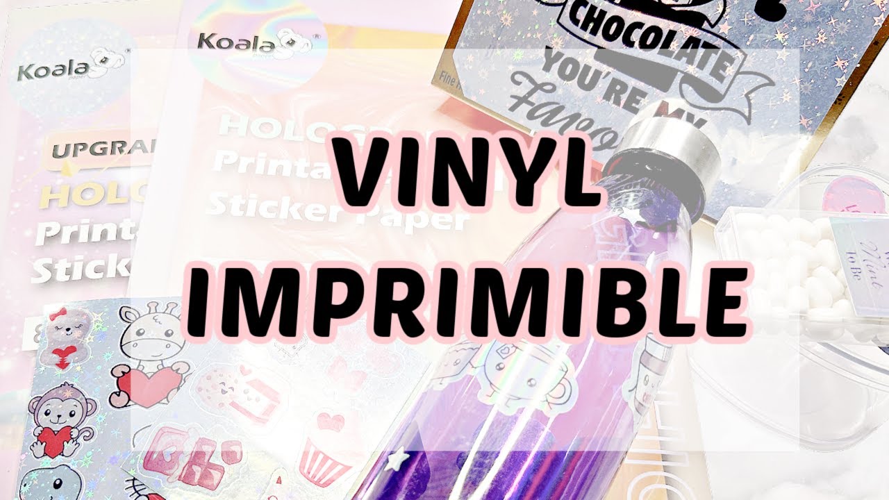 IDEAS PARA USAR STICKERS Vinilo Imprimible 🖨️