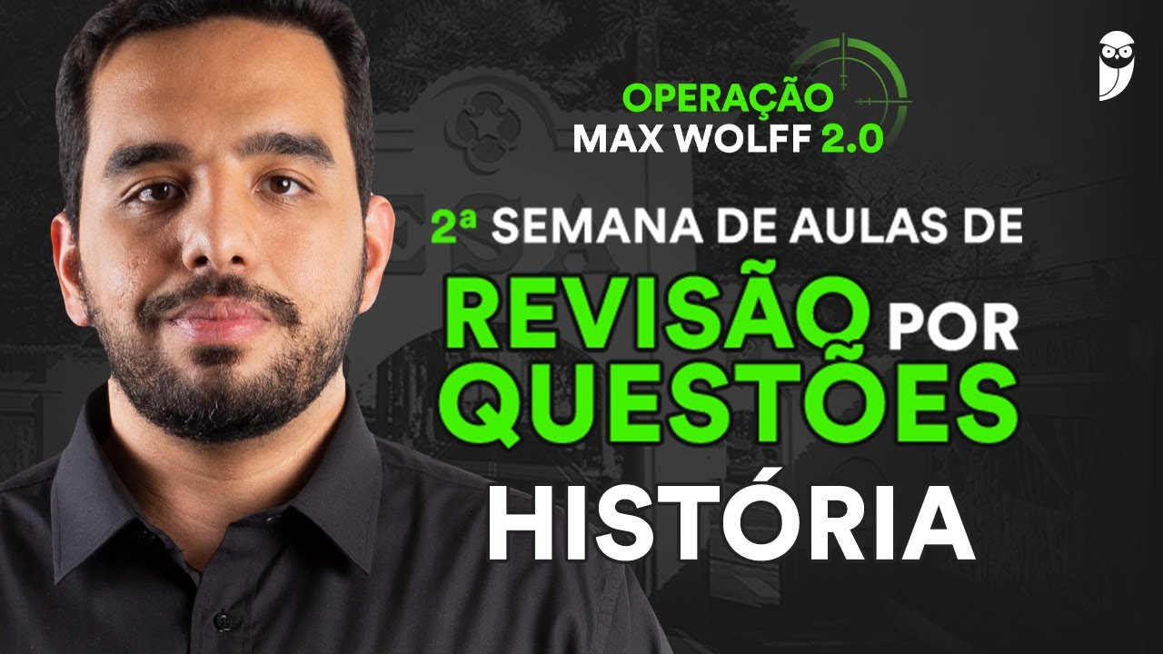 Revisão por Questões: História - ESA 2023 - Prof. Marco Túlio