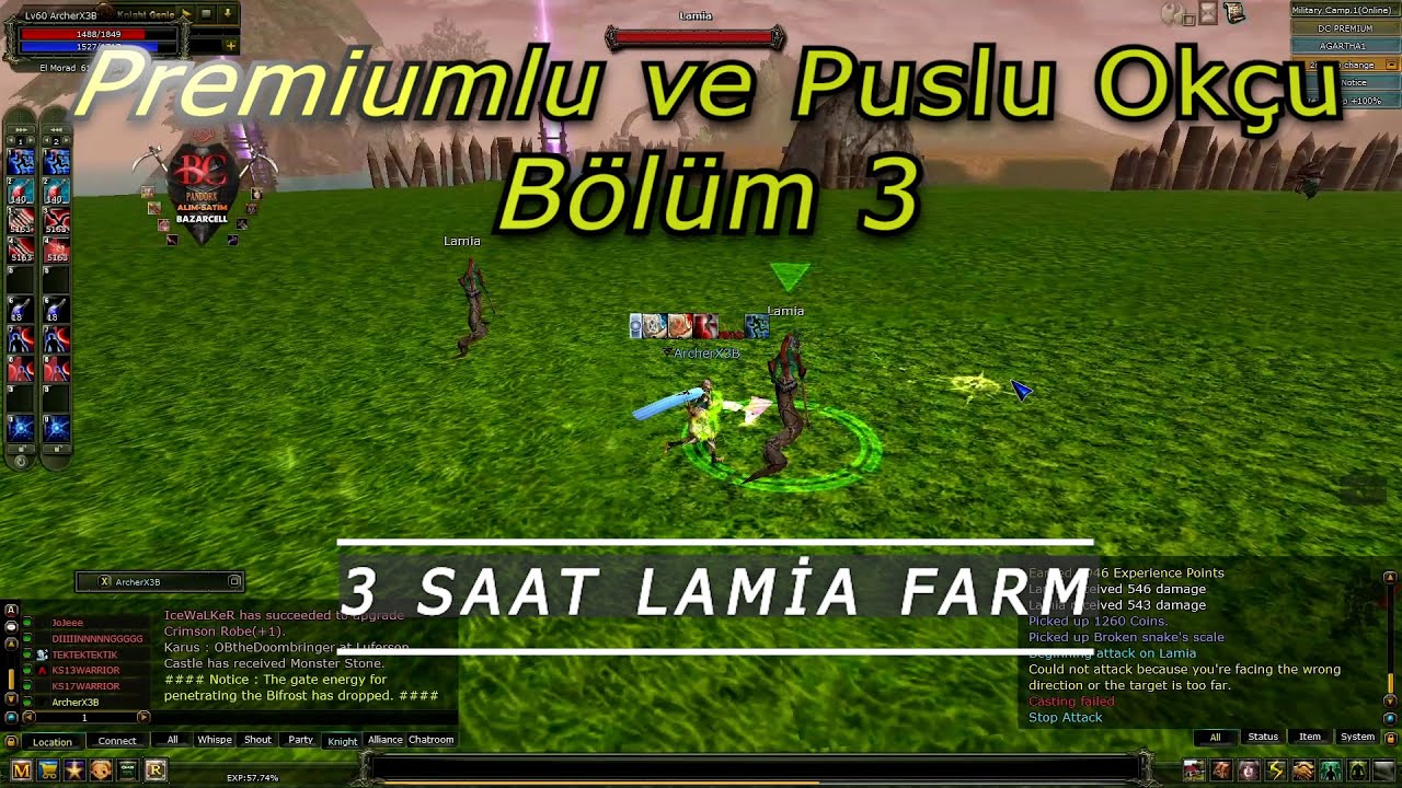Premiumlu ve Puslu Okçu #3 I YENİ İTEMLER I 3 SAAT LAMİA FARM