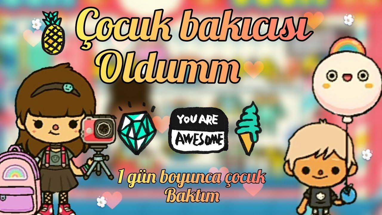 1 Gün boyunca çocuk bakıcısı oldum / Toca Life World Türkçe / Toca Life Queen