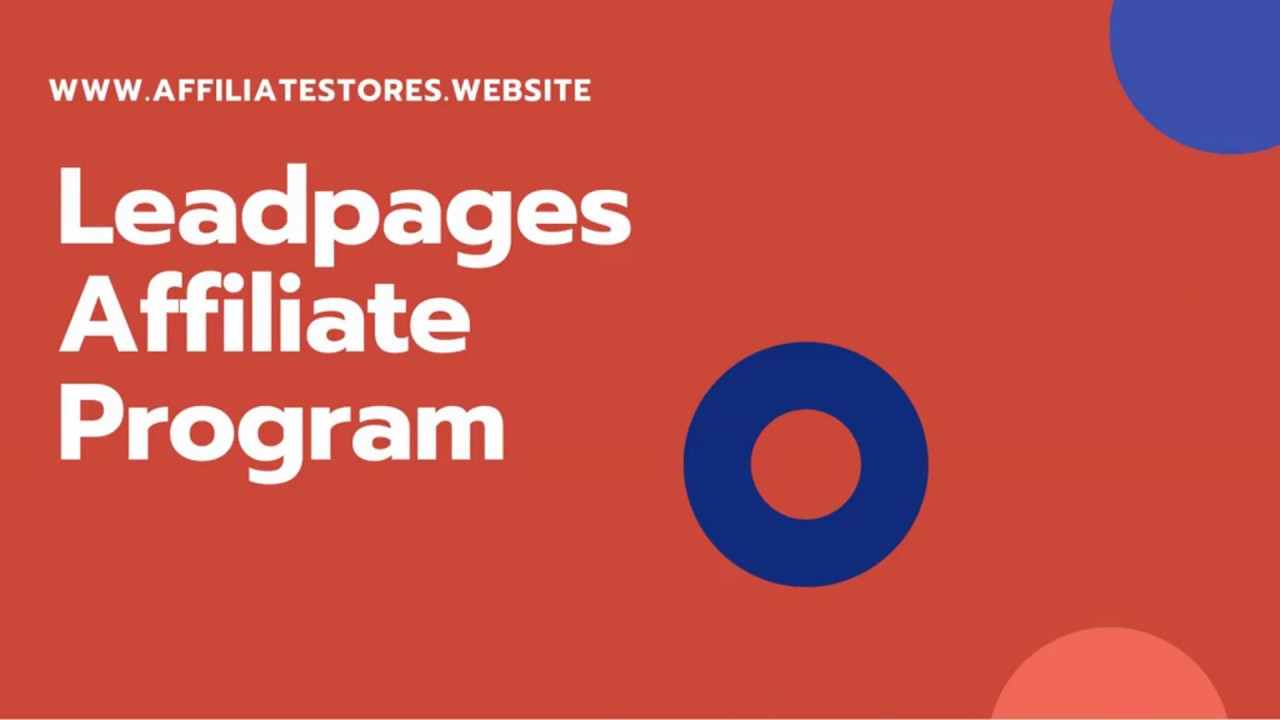 Leadpages affiliate program review