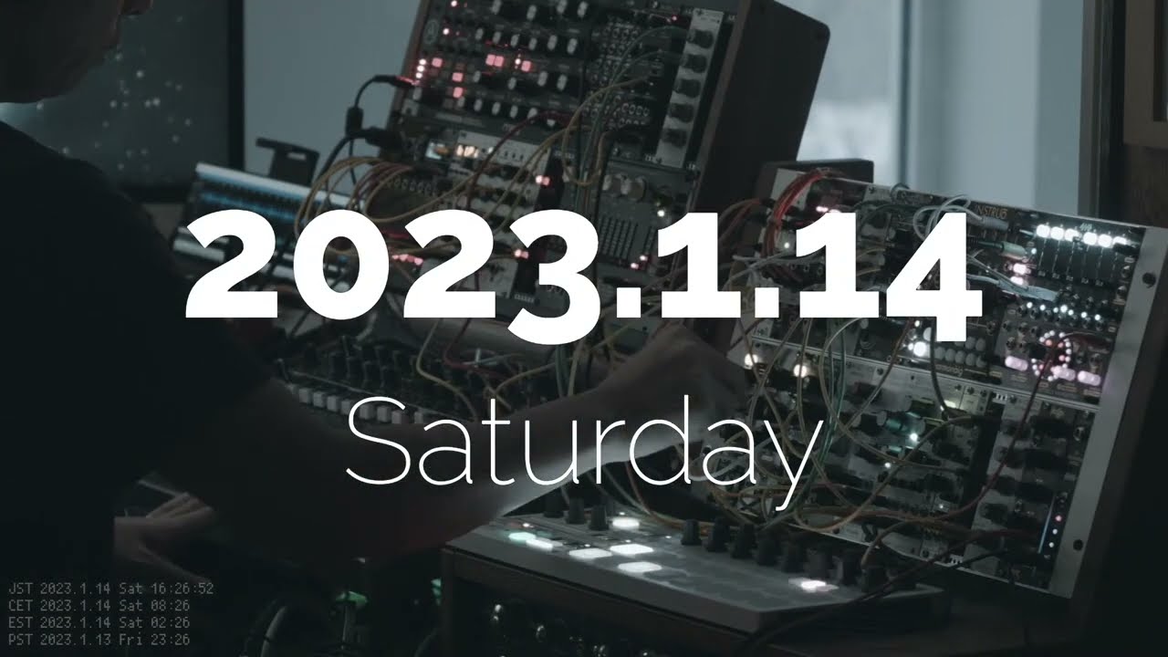 9Hour Synth Jam Improvisation Dawless House Techno