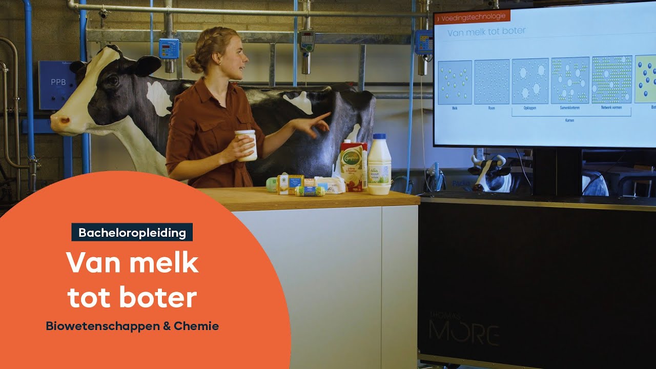 Van melk tot boter | Voorbeeldles Bachelor Biowetenschappen & Chemie