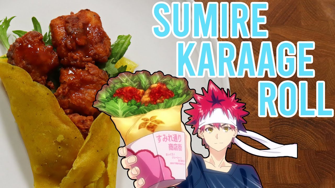 EASY, CRISPY & JUICY KARAAGE | How to make Sumire Karaage Roll from Food Wars | Anime Kitchen