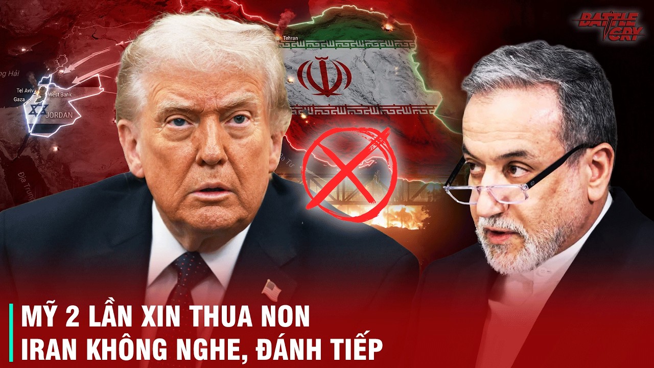 TRUMP 2 LẦN MUỐN XIN NGỪNG BẮN NHƯNG IRAN NÓI KHÔNG - TUYÊN BỐ CUỘC TRẢ THÙ GIỜ MỚI BẮT ĐẦU THỰC SỰ