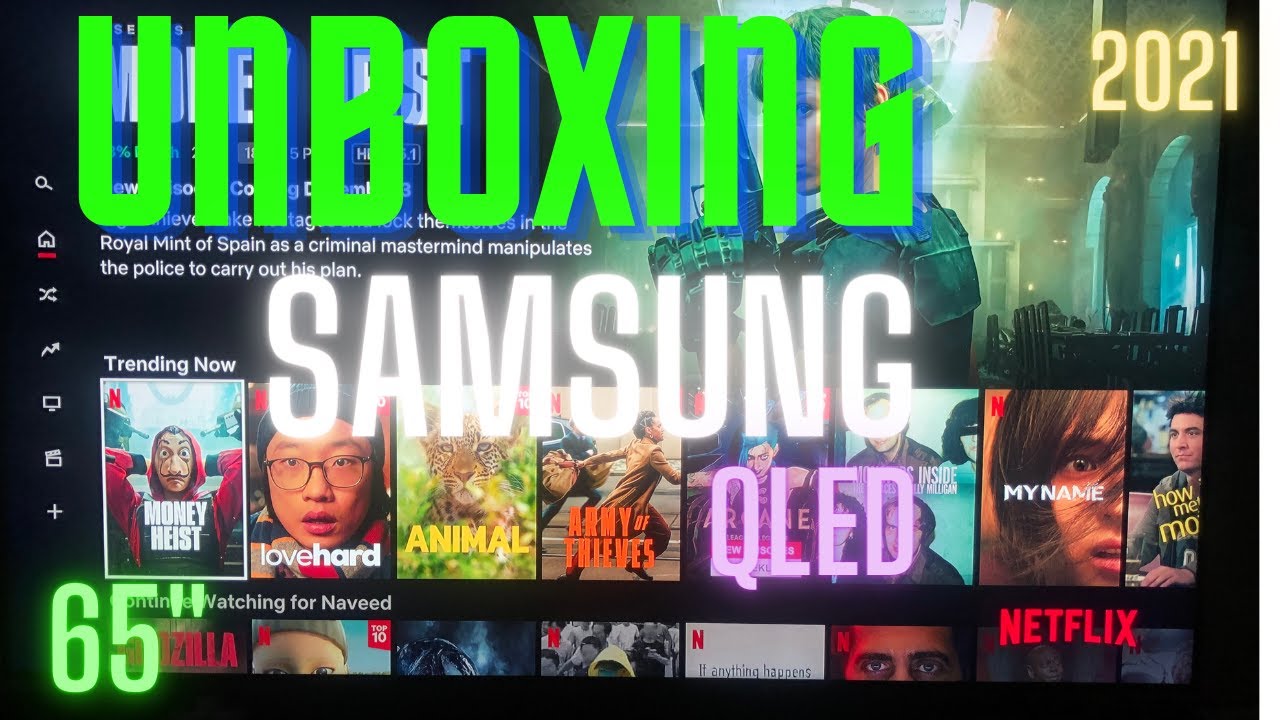 Samsung QLED 2021 Unboxing & Setup | Best 65