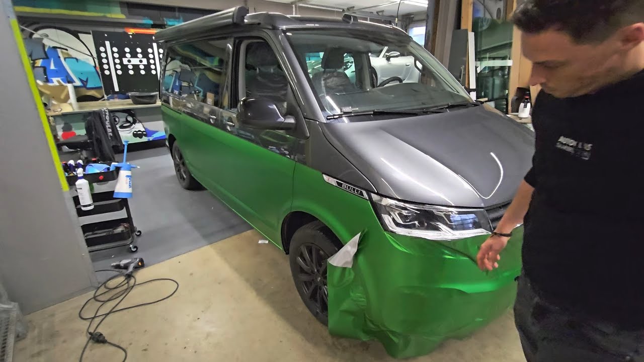 Folieren Wohnmobil Campervan | T6 California Folierung | Wohnmobil Schutz gegen tiefe Kratzer