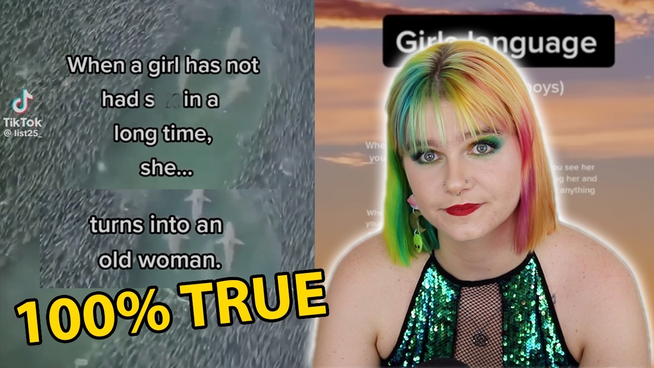 tiktok boys share "girl facts"