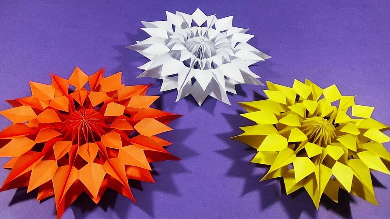 Easy Paper Snowflakes for Christmas | How to make Paper Star |