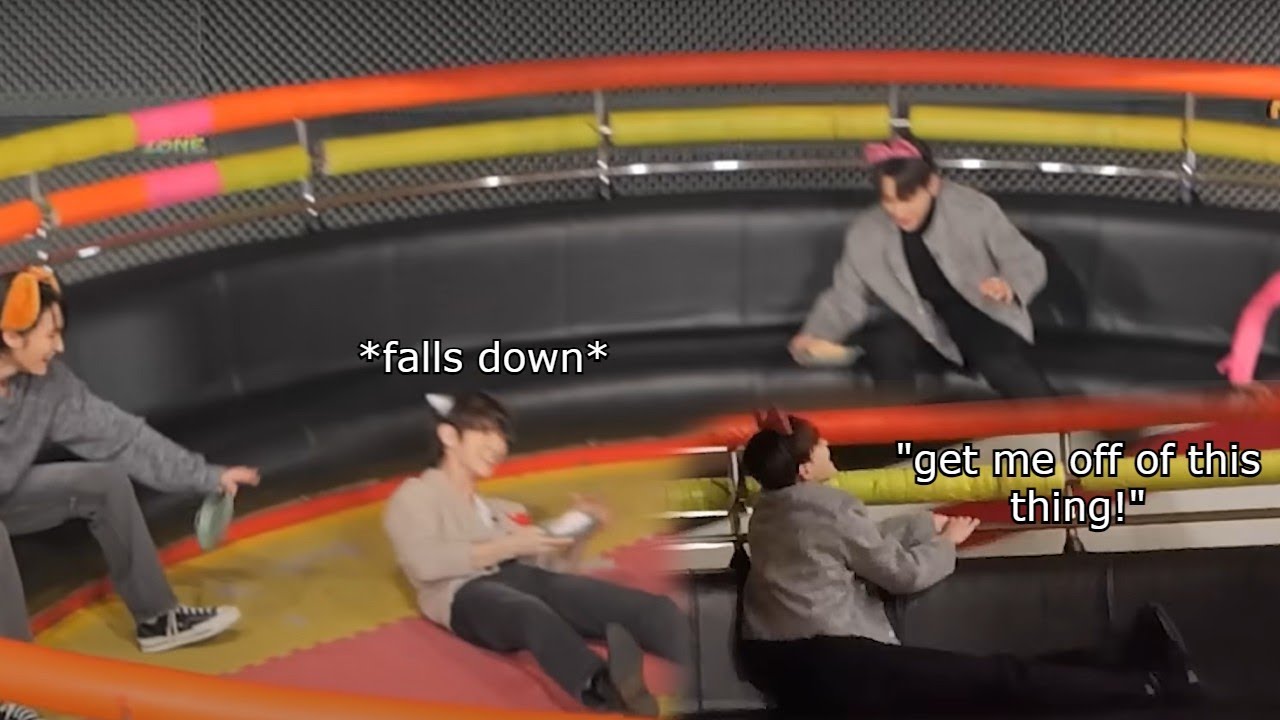 Ateez vs Disco Pang Pang ride (it does not go well)