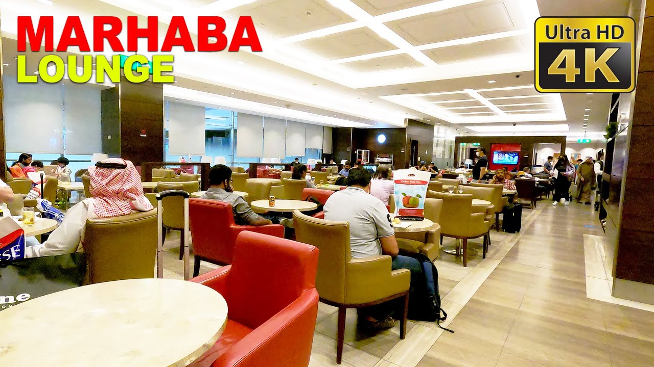 МЕЖДУНАРОДНЫЙ АЭРОПОРТ ДУБАЯ (DXB) - ОБЗОР ЗАЛА MARHABA