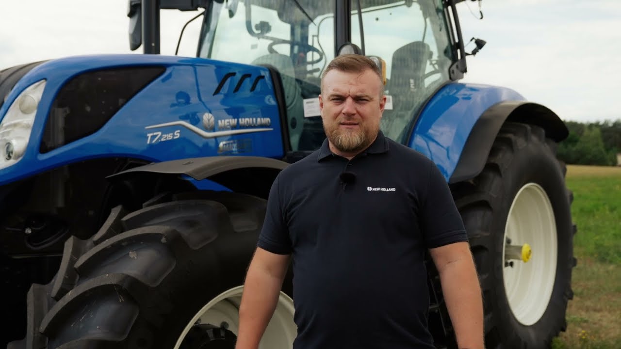 Ciągnik rolniczy #NewHolland T7.215 S – podstawowy model, zaawansowane możliwości.