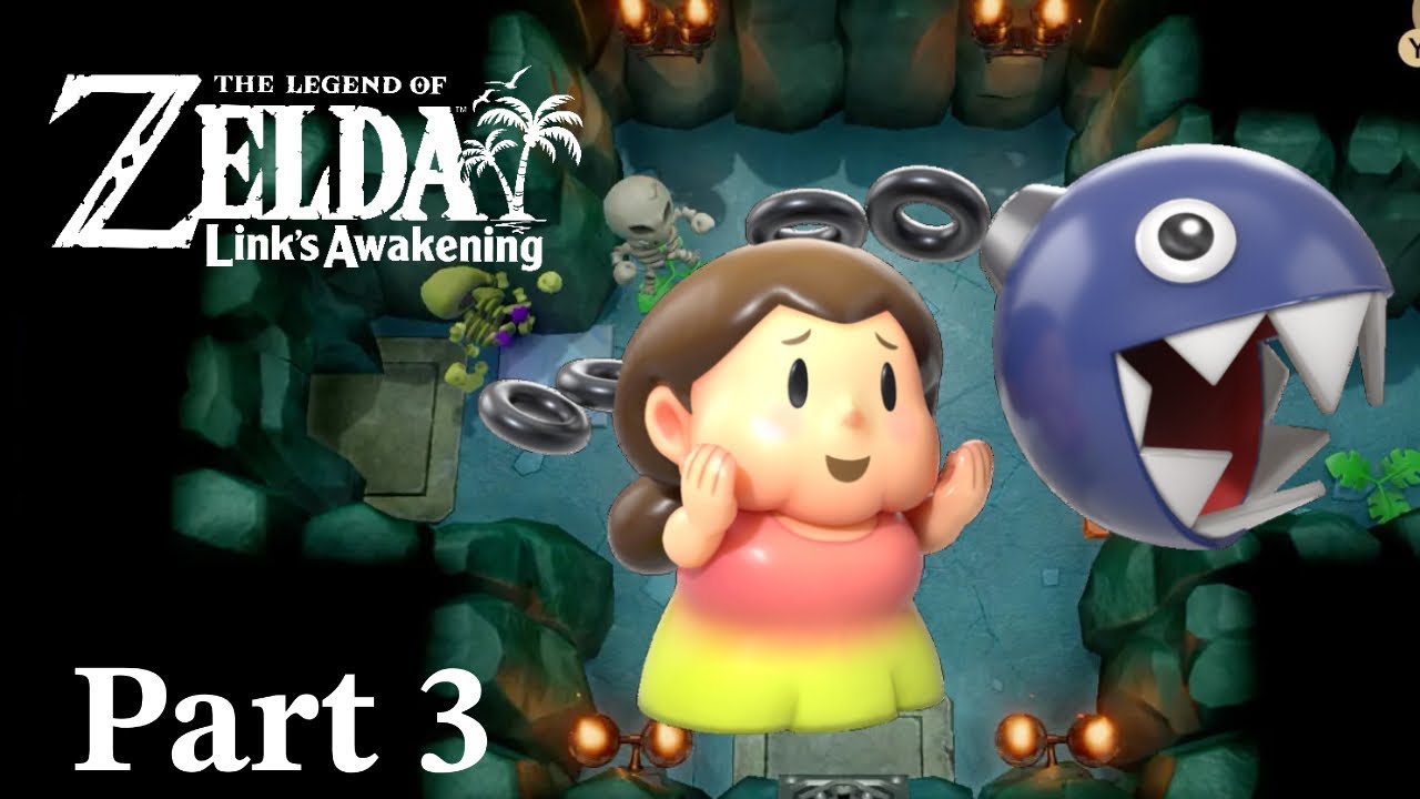 The Legend of Zelda - Link’s Awakening - Part 3 Full Game Walkthrough - Exploring Bottle Grotto