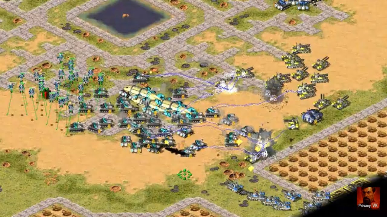 Red Alert 2 | RA2 | SchwarzHund was my teammate. 2V2