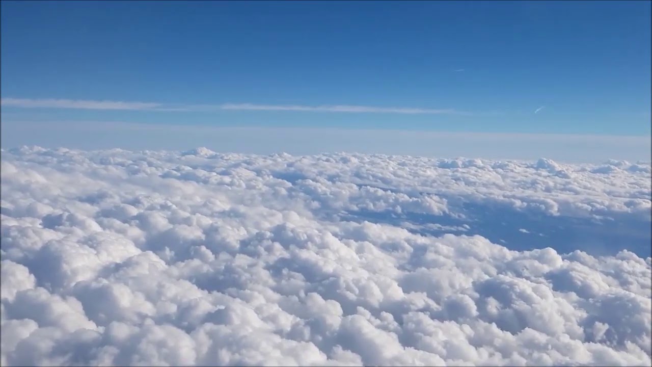 Musique relaxante Mer De Nuages Vue d'Avion (HD) Musique Zen Pour Dormir Ou Se D&eacute;tendre