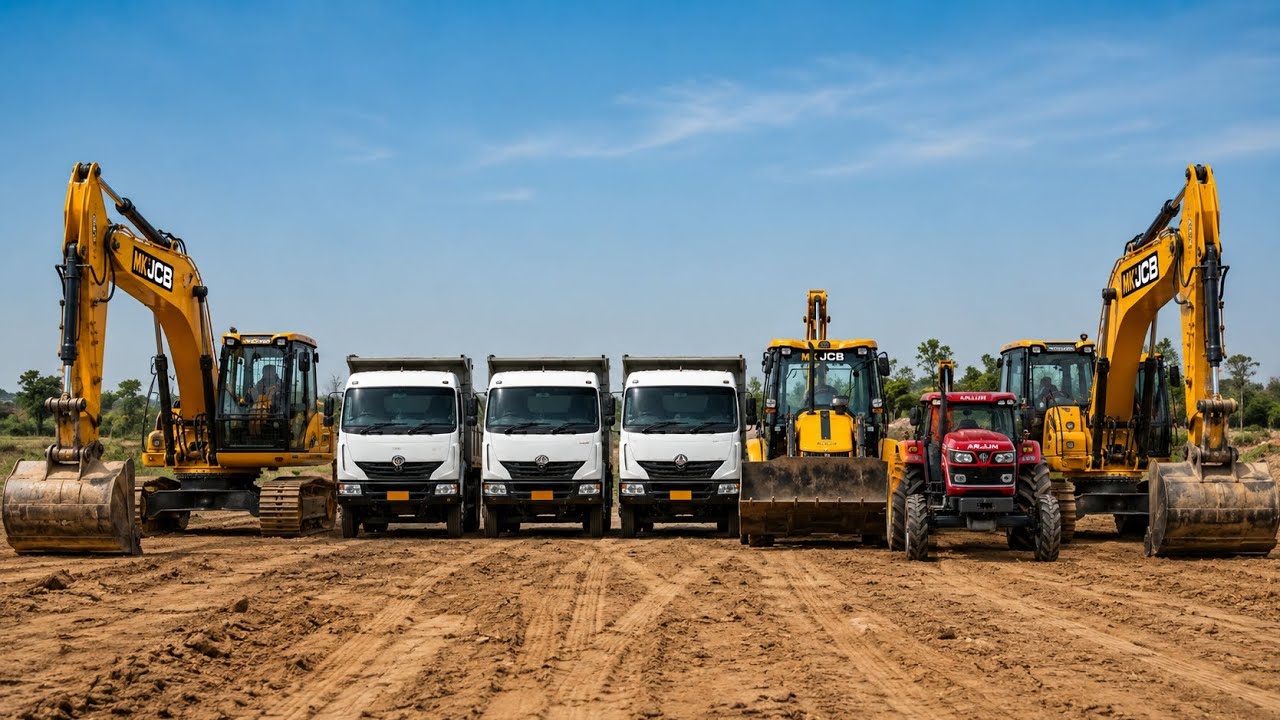 JCB 3DX Sand Loading King | Heavy Machinery Action