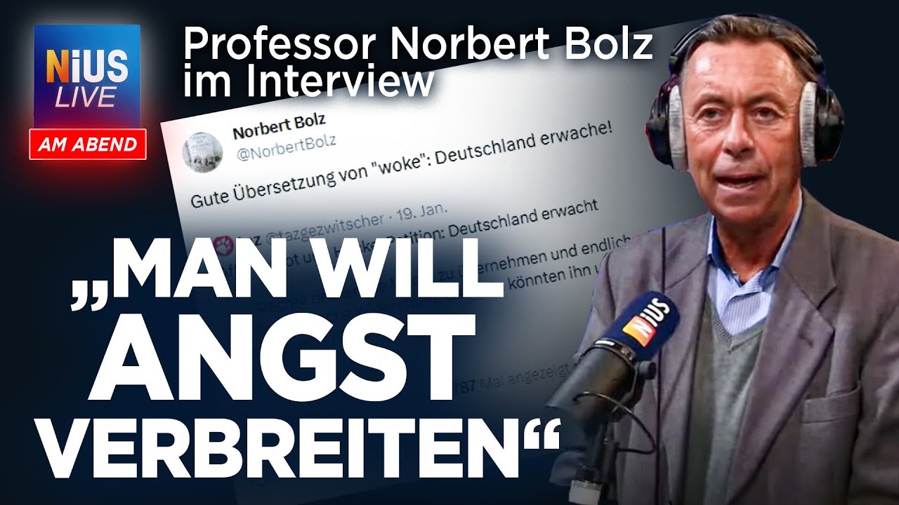Norbert Bolz über Hausdurchsuchung: „Es geht um Einschüchterung“ | NIUS Live am Abend vom 23.10.2025