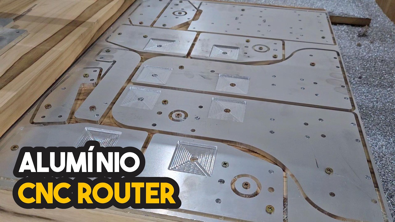 Usinagem de Alumínio na CNC Router - Como fazer isso?