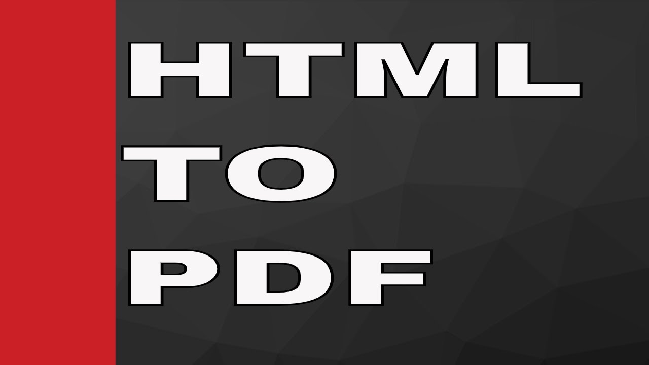 html to pdf using javascript and jspdf