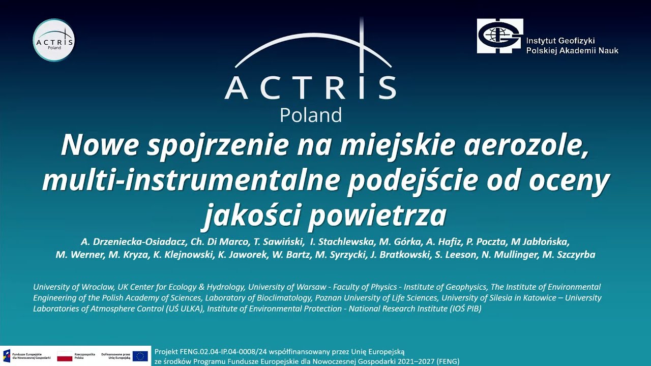 ACTRIS Poland - Seminarium Katowice 2025 #7