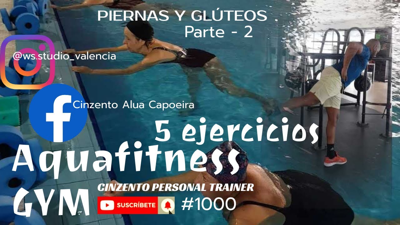 AQUAFITNESS, AQUAGYM E HIDROGINASTICA - 5 EJERCICIOS PARA  CREAR CLASES #CINZENTO PERSONAL TRAINER