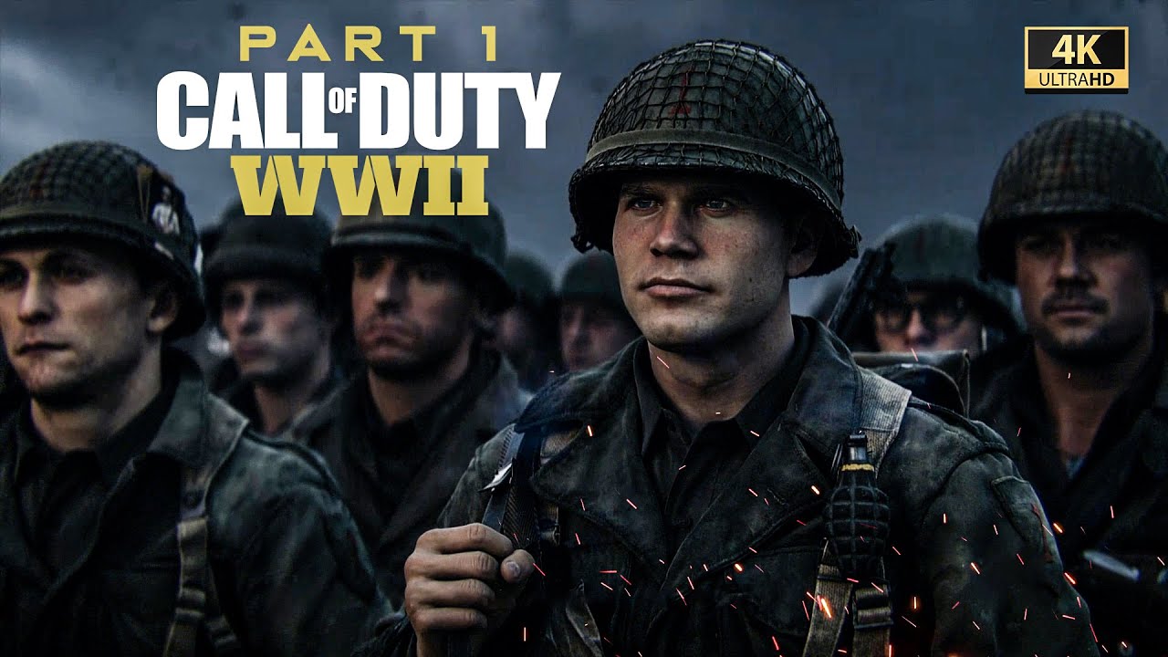 CALL OF DUTY WW2 Walkthrough Gameplay Part 1 - Normandy - Campaign Mission 1