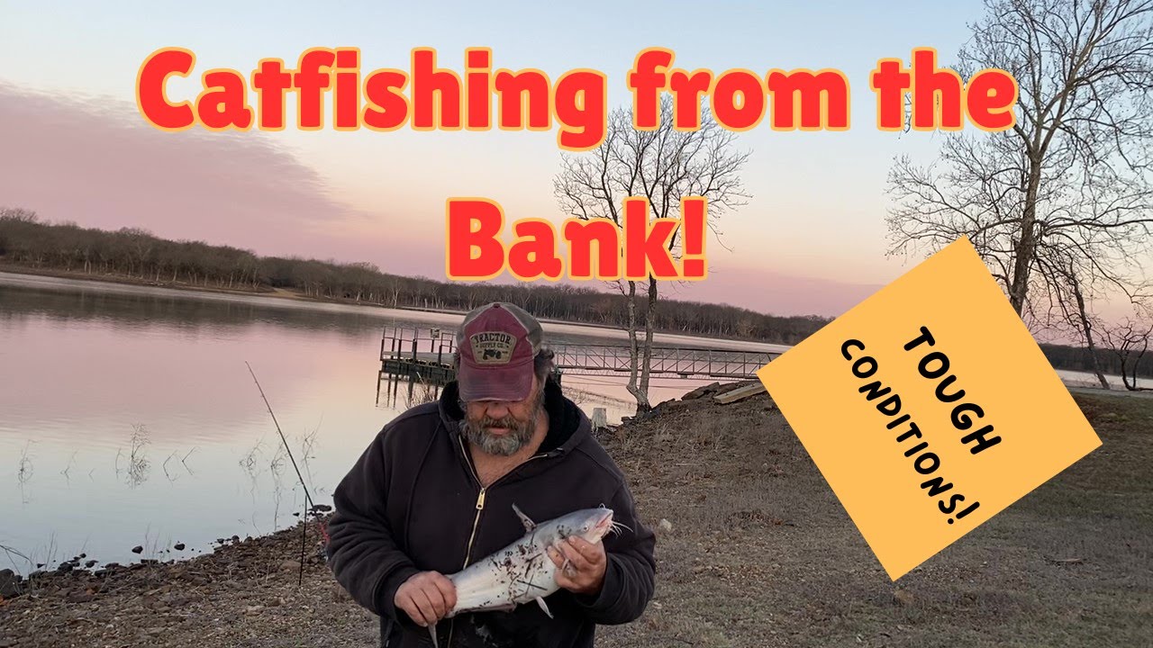 Fort Gibson Catfishing From Bank