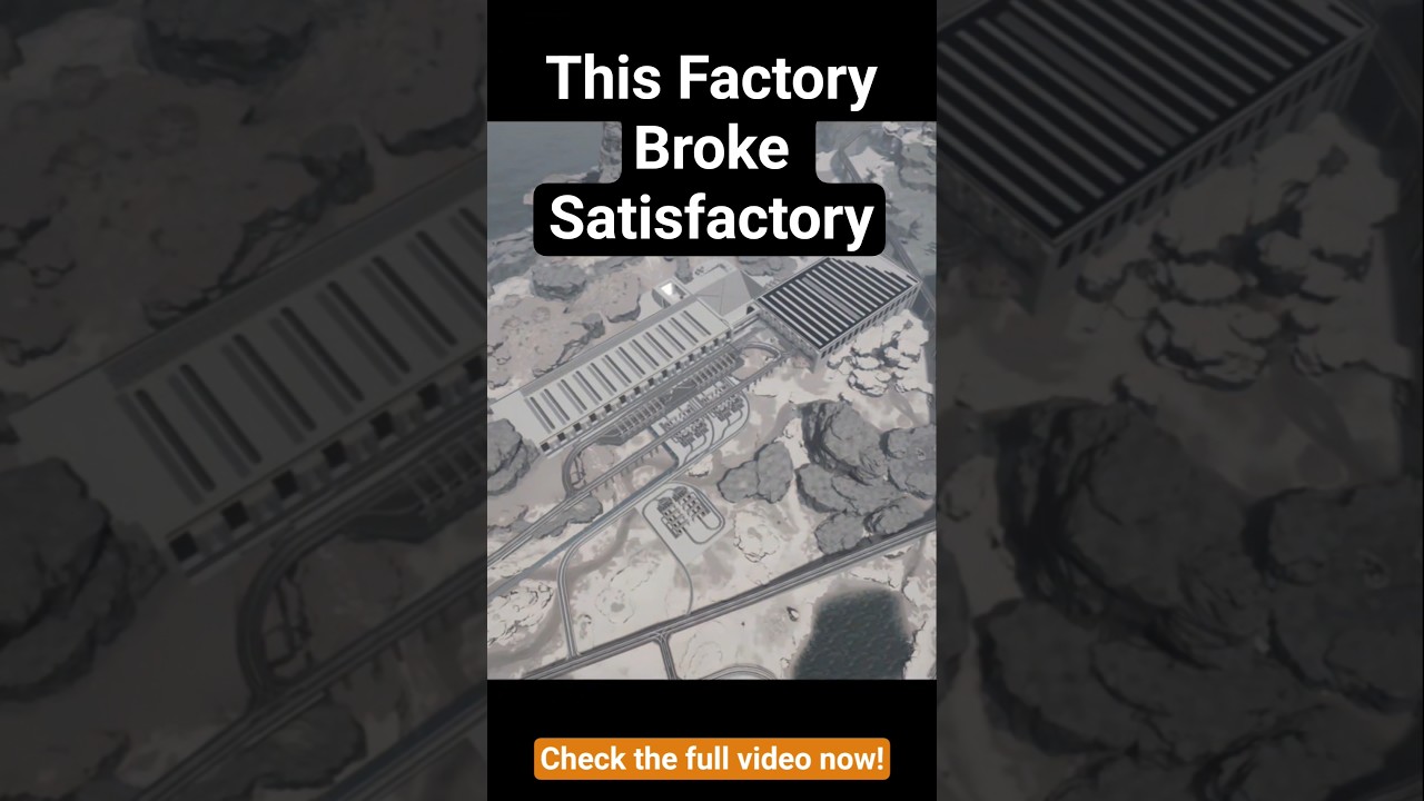 Building A Factory So Big It Broke The Game! #satisfactoryletsplay #satisfactory