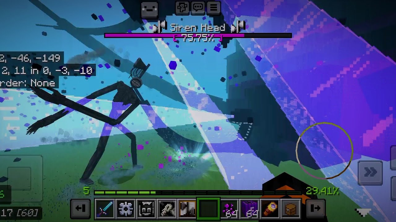 Wither Storm VS Trevor Henderson Entity [MCPE-MCBE] Wither Storm in Minecraft Battle,EFMC🦊!!!