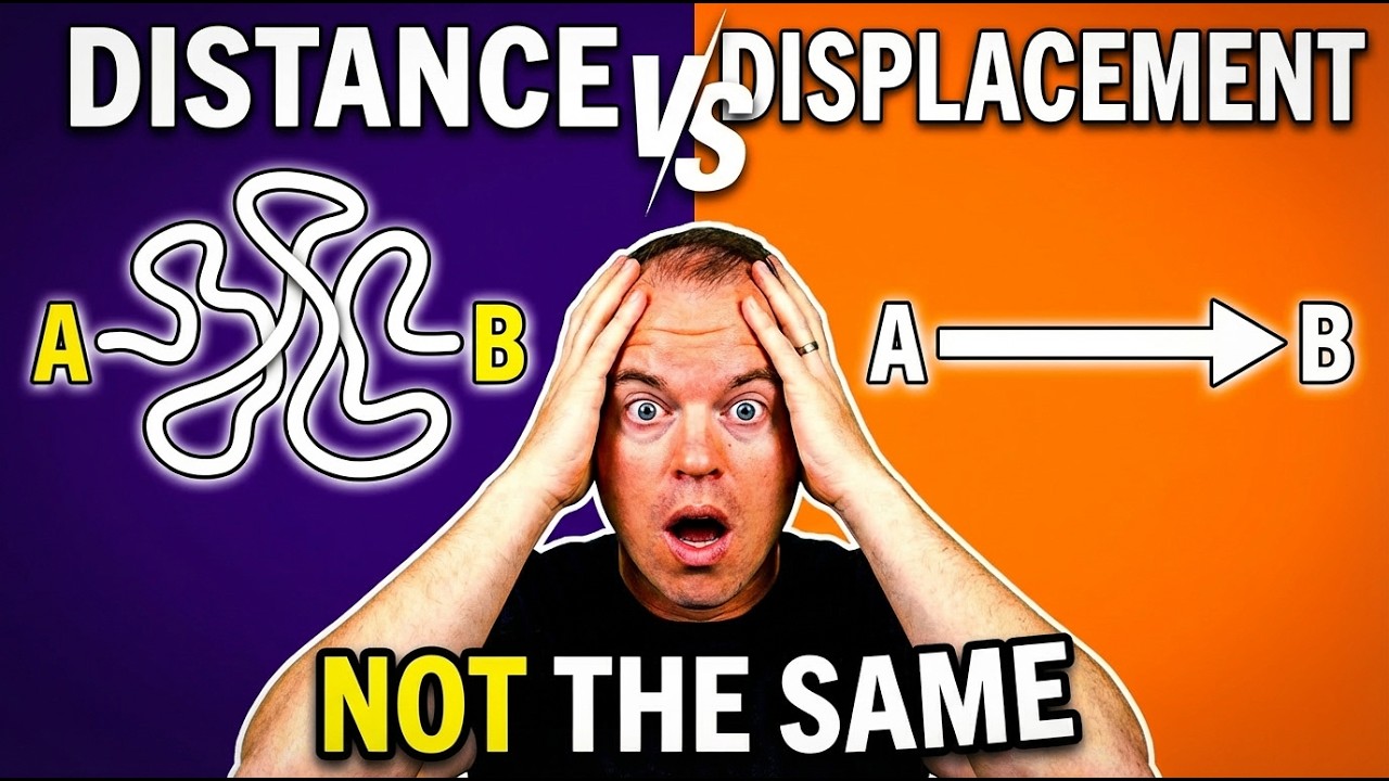 Distance Vs. Displacement: What is the difference?