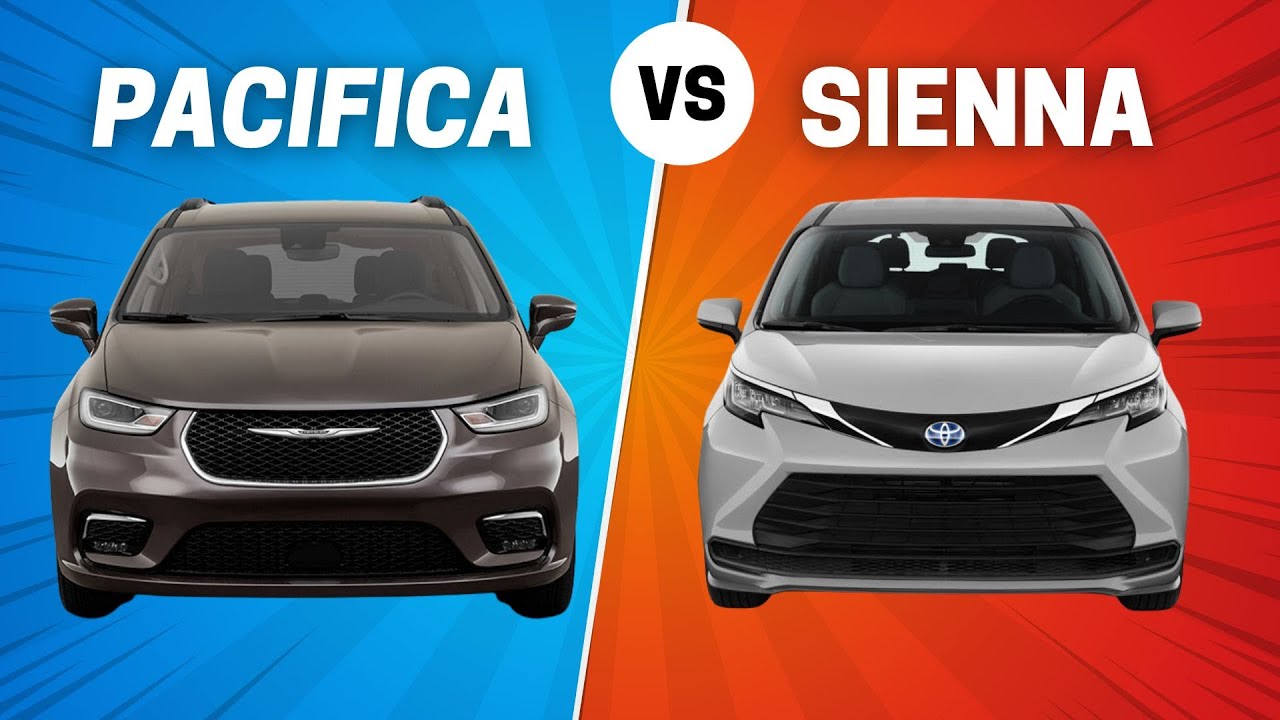 Toyota Sienna 2024 против Chrysler Pacifica 2024