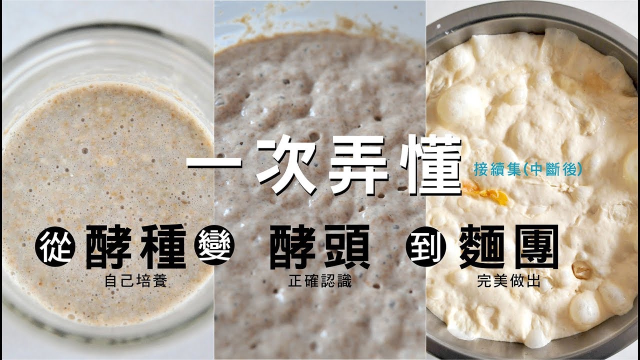 《不萊嗯的私房對談直播》(第02集-中斷後) - 一次弄懂 - 從酵種進入到酵頭到變成麵團