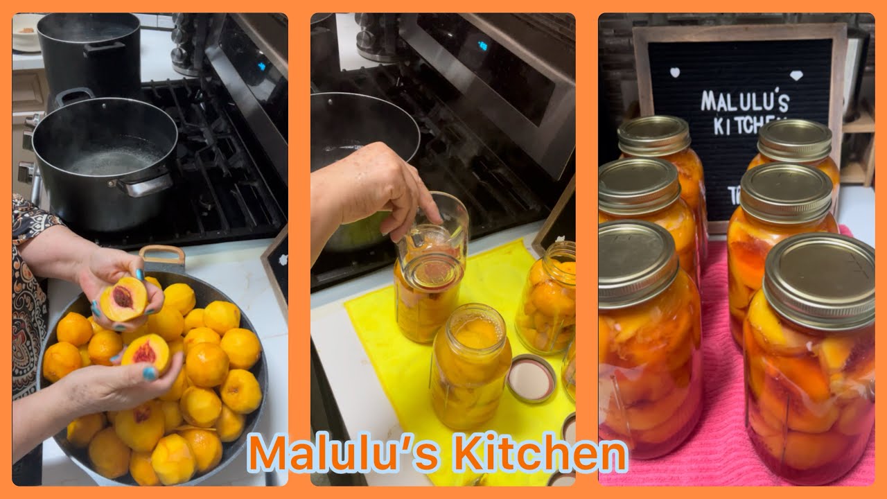 C&oacute;mo hacer duraznos En Alm&iacute;bar f&aacute;cilmente #kitchen #receta #food #peach #comida 