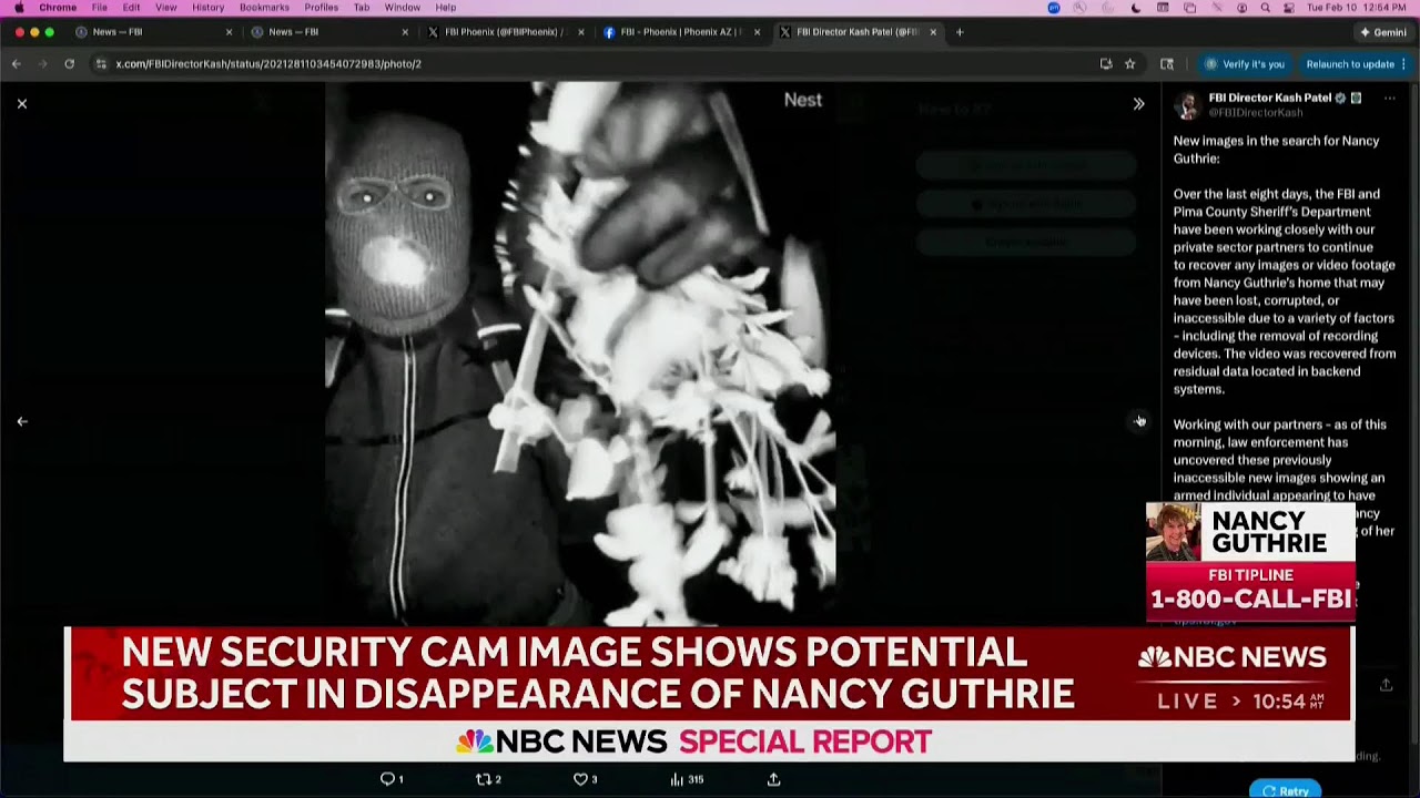 Photo of potential suspect in disappearance of Nancy Guthrie