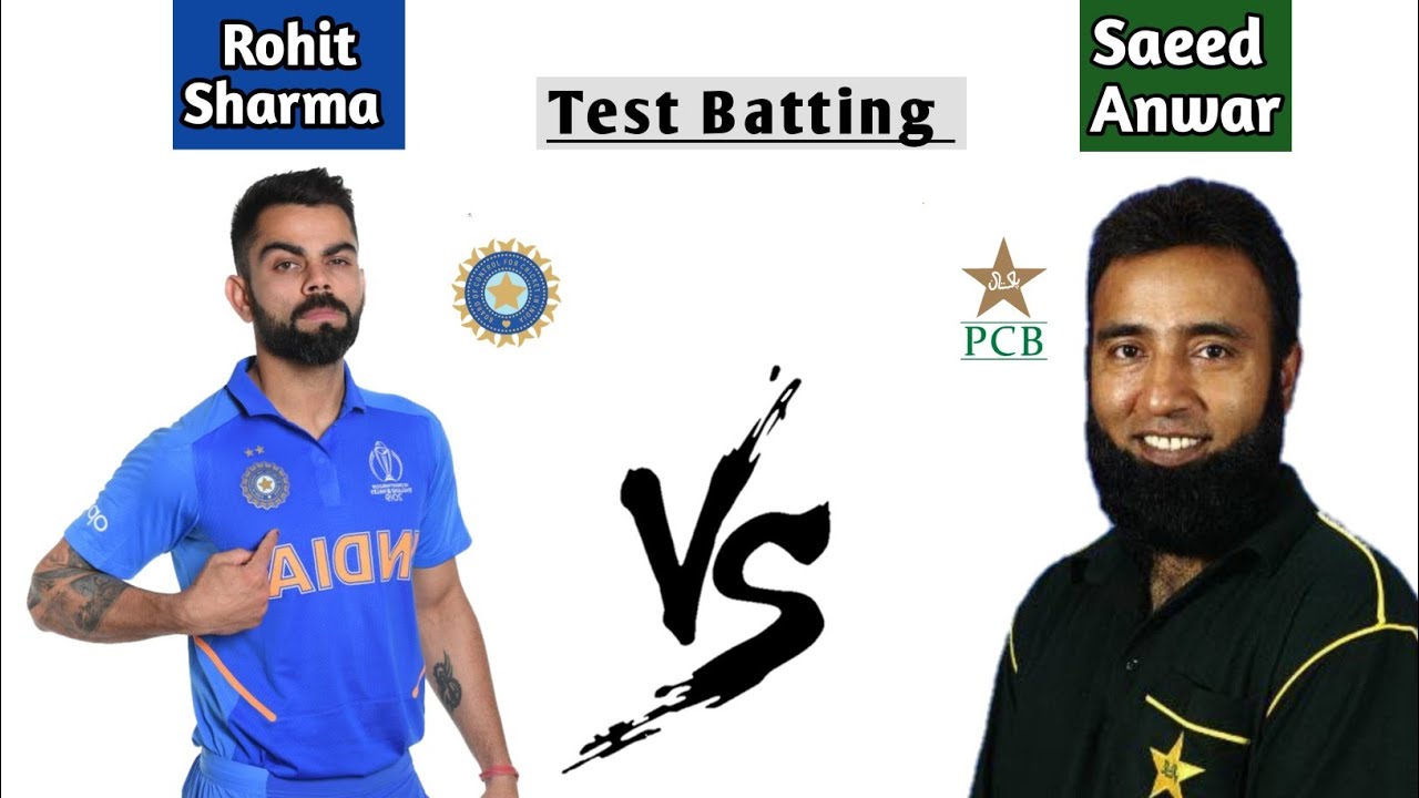 Virat Kohli vs Saeed Anwar | Full Test Batting Comparison | Who is Better?