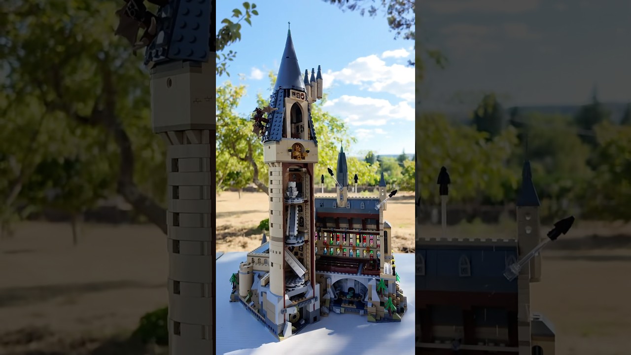 ¡Día 3 montando el Castillo de Hogwarts grande de LEGO! 