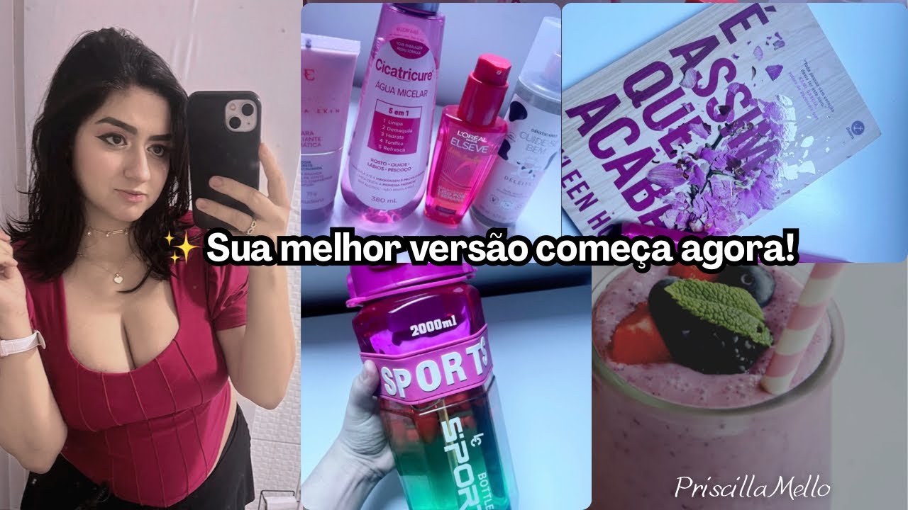 Glow up realista para 2026 💅✨ H&aacute;bitos de beleza que v&atilde;o mudar seu visual e sua energia! #glowup 
