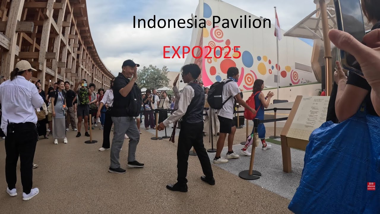 EXPO2025 Indonesia pavilion staff How they work!! インドネシア館