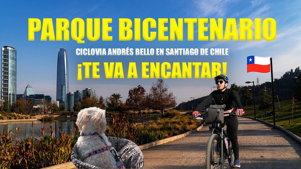 Ruta imperdible de Santiago Centro al Parque Bicentenario en Bici 🚴‍♀️🌳🇨🇱