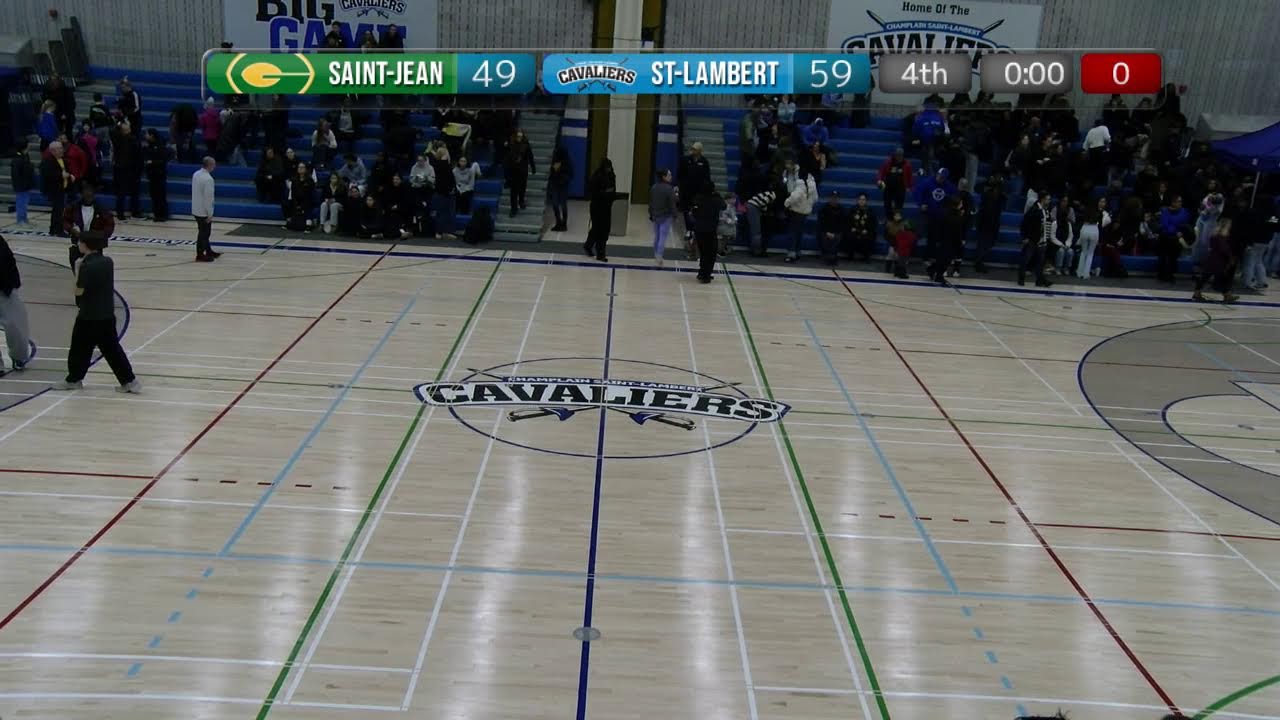 RSEQ D1 Basketball féminin 🏀 St-Jean @ Ch.-St-Lambert [2026-01-09]