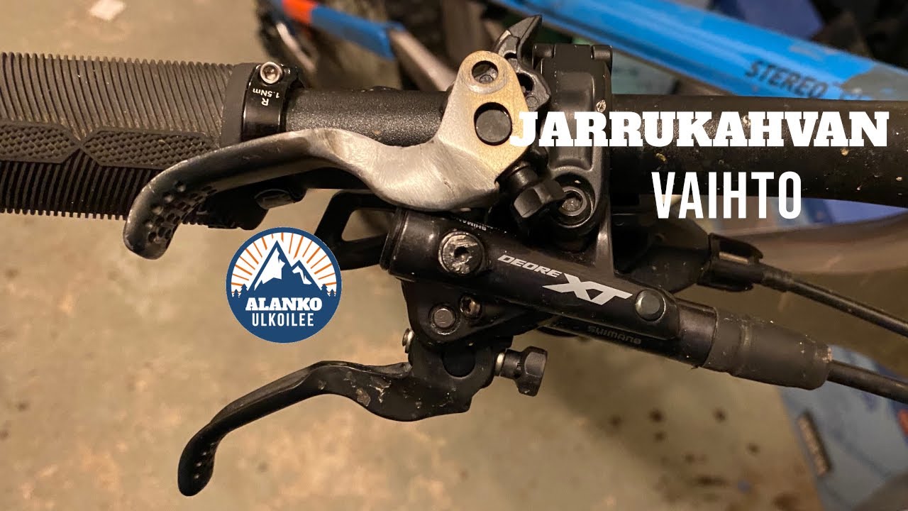 Jarrukahvan vivun vaihto Shimano Deore XT