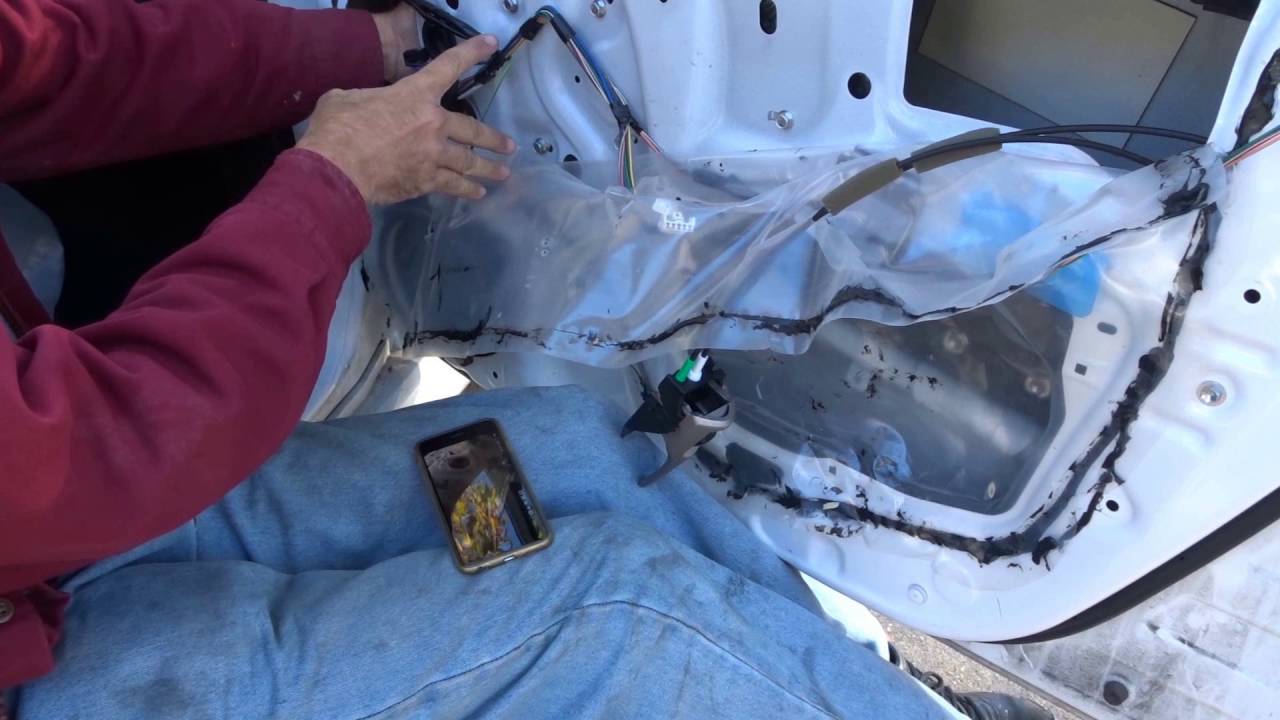2010 Toyota Corolla S Window Regulator Motor Repair how to