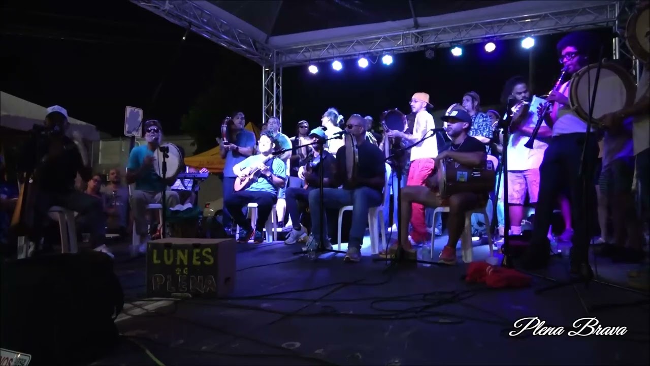 No me llame que estoy tocando Plena Tito Román Rivera Lunes de Plena  #puertorico #culture #live