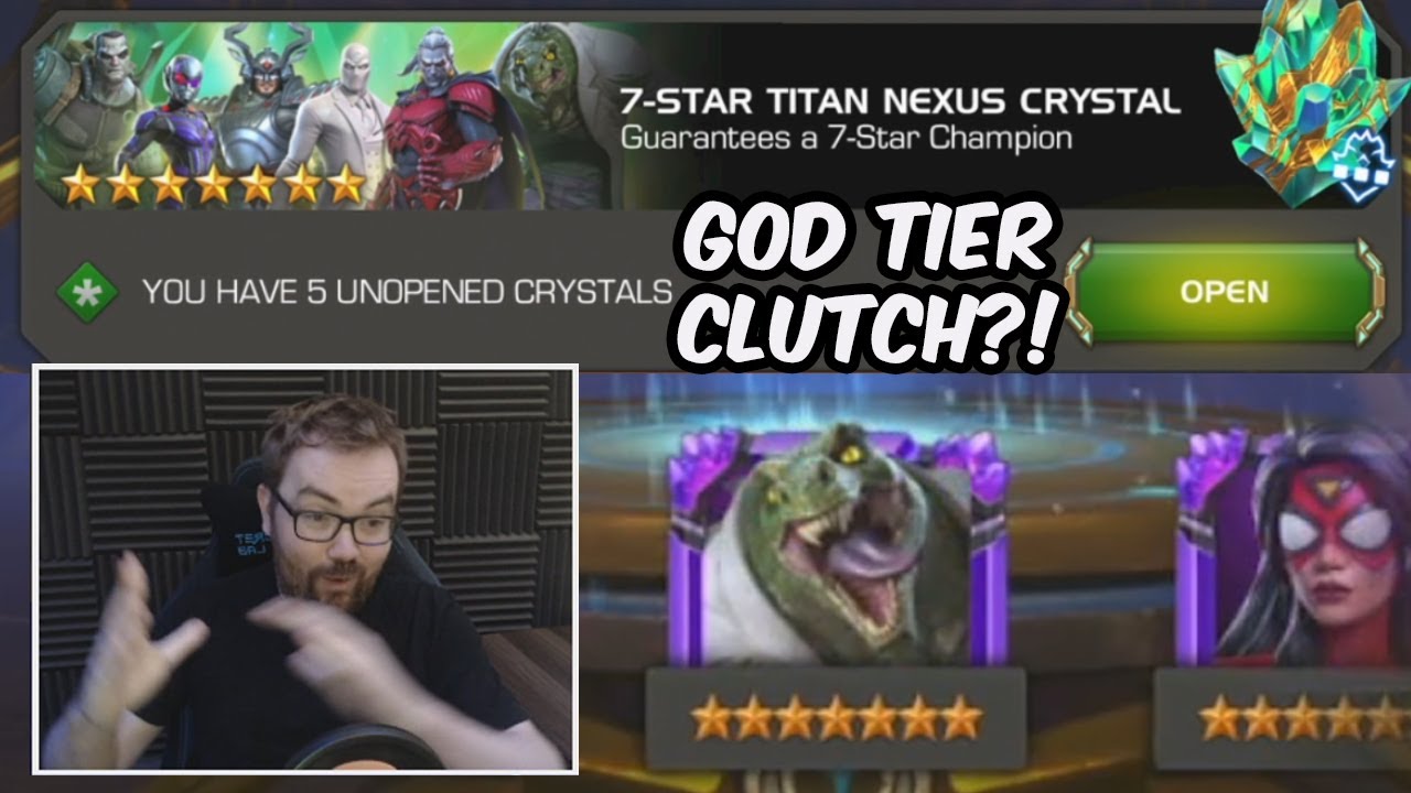 5x Titan Nexus Crystal Opening & MASSIVE 7 STAR CRYSTAL CLEANUP!!! - Marvel Contest of Champions