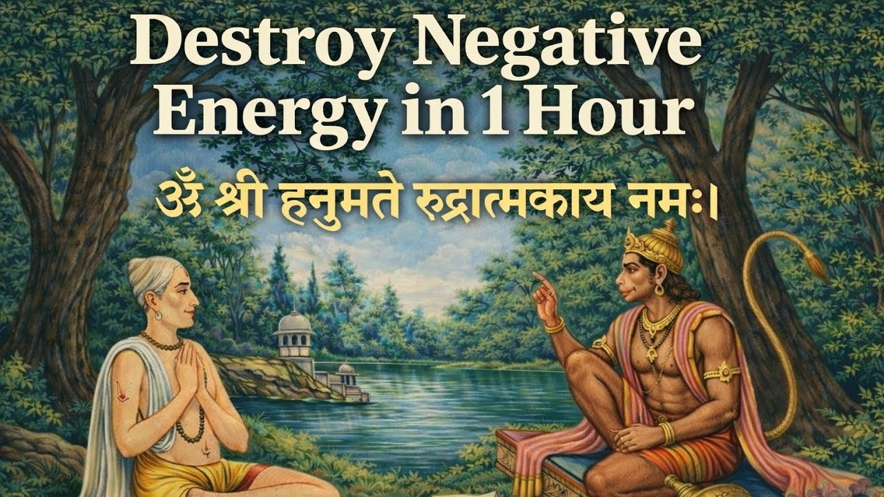 Chant This Powerful Hanuman Mantra 108 Times | 1 Hour Rudra Energy Jaap