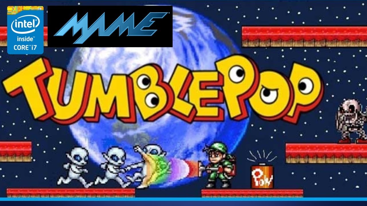 Tumble Pop | Full Gameplay MAME | Intel Core i7-2670QM | 8GB RAM