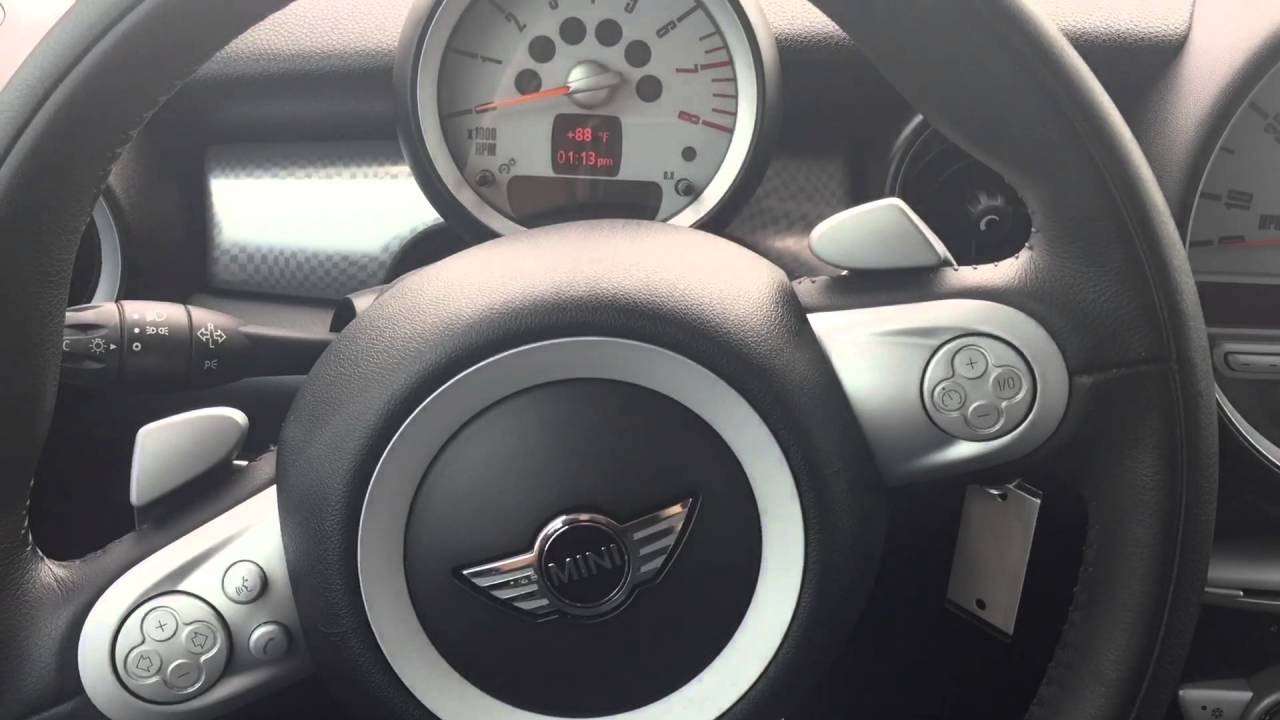 How to set clock in a 2008 MINI Cooper