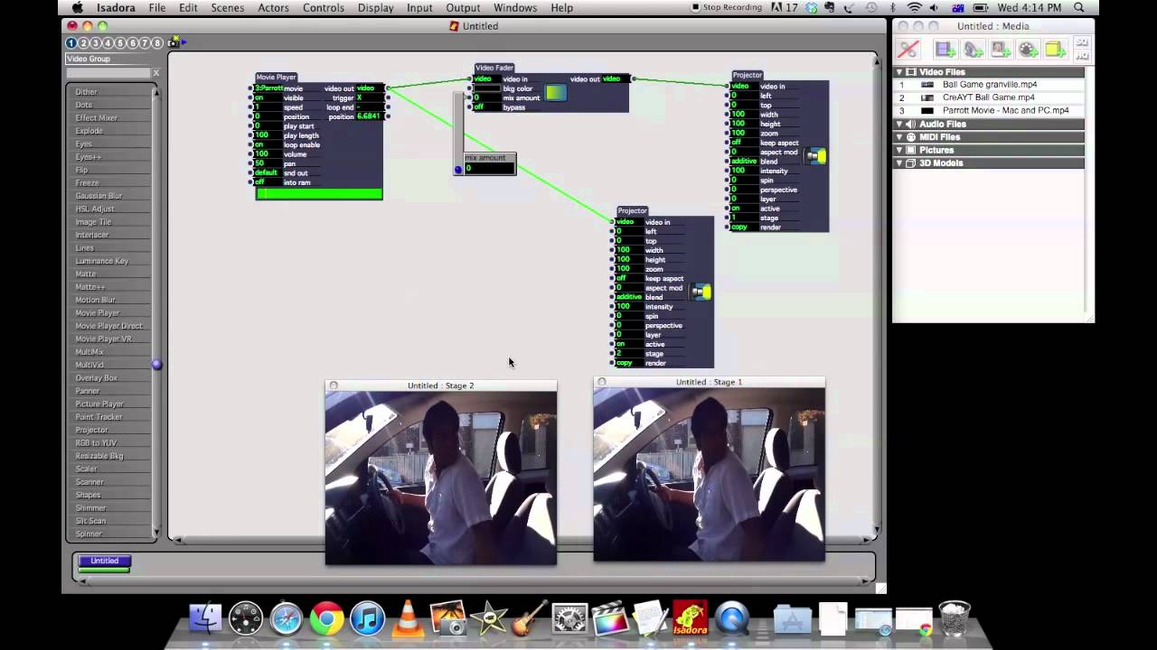 How to use Isadora