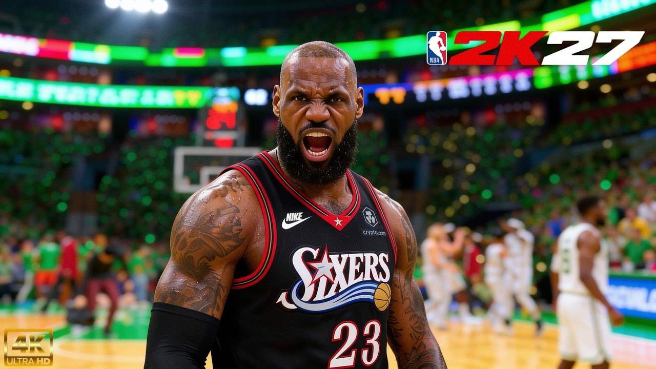 King James Has Landed In Philadelphia! 👑 | NBA 2K27 | 76ers vs. Celtics