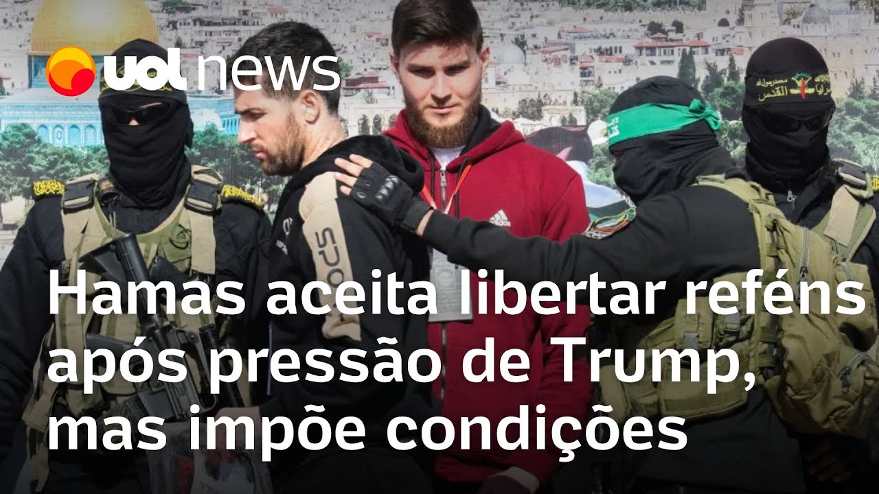 Gaza: Hamas cita Trump e diz aceitar acordo para libertar reféns de Israel, mas impõe condições